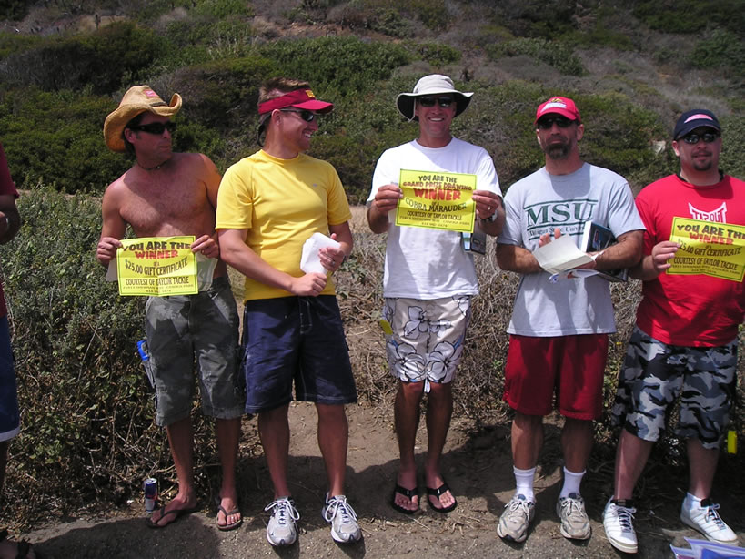 Kayak Sportfishing Big Kahuna Kayak Fishing Tournament Series 07'- Winners Circle