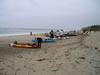 Big Kahuna Kayak Sport Fishing Tournament - Leo Carillo State Beach, CA - Rigging Up Fishing Kayaks