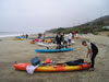 Big Kahuna Kayak Sport Fishing Tournament - Leo Carillo State Beach, CA - Rigging Up Fishing Kayaks