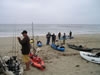 Big Kahuna Kayak Sport Fishing Tournament - Leo Carillo State Beach, CA - Rigging Up Fishing Kayaks