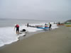 Big Kahuna Kayak Sport Fishing Tournament - Leo Carillo State Beach, CA - Kayaks Surf Launching