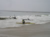 Big Kahuna Kayak Sport Fishing Tournament - Leo Carillo State Beach, CA - Kayaks Surf Launching
