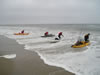 Big Kahuna Kayak Sport Fishing Tournament - Leo Carillo State Beach, CA - Kayaks Surf Launching - The Line Up