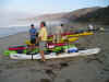 Getting ready to launch - Malibu Paddle Fish Adventure