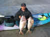 Winand catches 2 nice red snapper - New Zealand